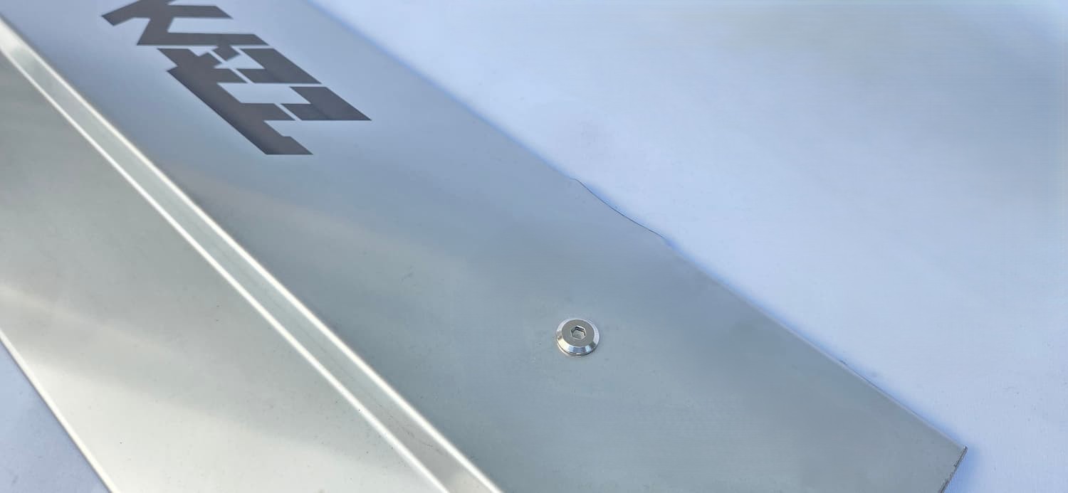 M5X Valve Cover Plate Stainless Steel Heat Shield - Image 3